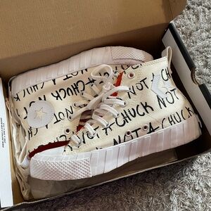 Converse White High-Top Kids Shoes